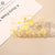 Qiyue Korean Style Summer Fresh Texture Plastic Hairpin Fruit Head Clip Cute Girl Heart Back Head Hair Claw Headdress