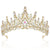 Queen Crown Zinc Alloy Plating Inlay Artificial Diamond Crown