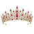 Queen Crown Zinc Alloy Plating Inlay Artificial Diamond Crown