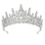 Queen Crown Zinc Alloy Plating Inlay Artificial Diamond Crown