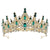 Queen Crown Zinc Alloy Plating Inlay Artificial Diamond Crown