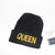 Queen King Letter Embroidery Knitted Beanie Wholesale