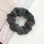 RUDAN  Summer   New Starry Sequined Black Pleated Hair Ring Wholesale Large Intestine Hair Ring