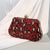 Red Black Gold Cloth Leopard Sequins Square Evening Bags