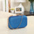 Red Blue Black Pu Leather Metal Solid Color Square Evening Bags