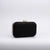 Red Blue Black Pu Leather Metal Solid Color Square Evening Bags