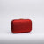 Red Blue Black Pu Leather Metal Solid Color Square Evening Bags