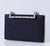 Red Dark Blue Black Pu Leather Solid Color Rhinestone Square Evening Bags