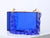 Red Transparent Fluorescent Green Arylic Solid Color Square Evening Bags