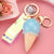 Resin Luminous Ice Cream Keychain Wholesale