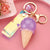 Resin Luminous Ice Cream Keychain Wholesale