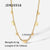 Retro 18k Gold-plated Stainless Steel Sun Tassel Cuban Chain Necklace