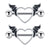 Retro Angel Heart Shape Stainless Steel Plating Belly Ring 1 Piece