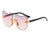 Retro Animal Ac Cat Eye Frameless Kids Sunglasses