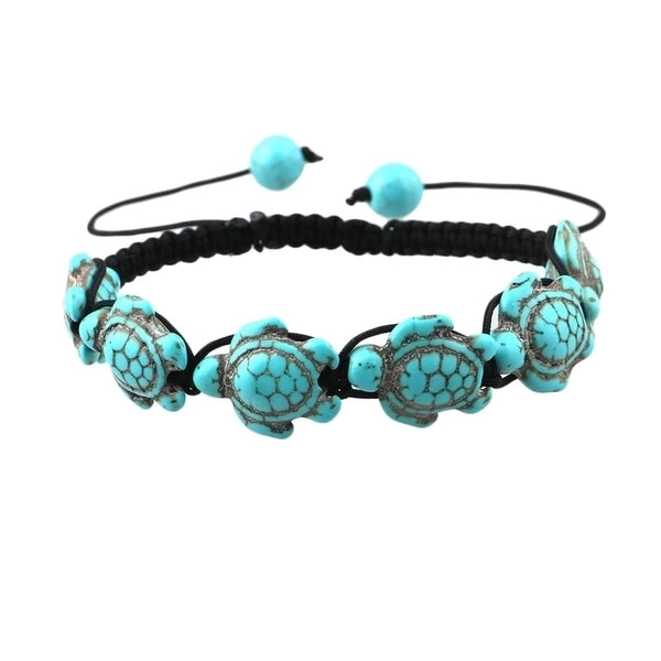 Retro Animal Turquoise Braid Bracelets