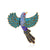 Retro Bird Alloy Inlay Rhinestones Women's Corsage Brooches