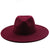 Retro Brim Big Brim Autumn And Winter Wool Top Hat