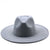 Retro Brim Big Brim Autumn And Winter Wool Top Hat