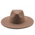 Retro Brim Big Brim Autumn And Winter Wool Top Hat