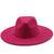 Retro Brim Big Brim Autumn And Winter Wool Top Hat