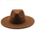 Retro Brim Big Brim Autumn And Winter Wool Top Hat