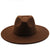 Retro Brim Big Brim Autumn And Winter Wool Top Hat