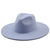 Retro Brim Big Brim Autumn And Winter Wool Top Hat