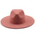 Retro Brim Big Brim Autumn And Winter Wool Top Hat