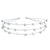 Retro Butterfly Metal Plating Rhinestones Hair Band 1 Piece