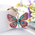 Retro Butterfly Zinc Alloy Inlay Rhinestones Women's Bag Pendant Keychain