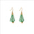 Retro Christmas Hat Snowman Alloy Enamel Inlay Rhinestones Christmas Women's Earrings Necklace