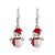 Retro Christmas Hat Snowman Alloy Enamel Inlay Rhinestones Christmas Women's Earrings Necklace