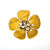 Retro Classic Style Pin Flower Arylic Inlay Zircon Women'S Brooches