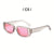 Retro Color Block Ac Oval Frame Full Frame Women's Sunglasses