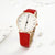 Retro Color Block Buckle Quartz Women's Watches