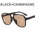 Retro Color Block Leopard Ac Toad Glasses Full Frame Women's Sunglasses