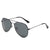 Retro Color Block Tac Toad Glasses Full Frame Women's Sunglasses