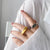 Retro Color Block Titanium Steel Plating Gold Plated Rings