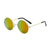 Retro Cool Style Colorful Pc Round Frame Clips Men's Sunglasses