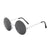 Retro Cool Style Colorful Pc Round Frame Clips Men's Sunglasses