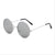 Retro Cool Style Colorful Pc Round Frame Clips Men's Sunglasses