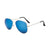 Retro Cool Style Gradient Color Pc Square Clips Men's Sunglasses