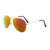 Retro Cool Style Gradient Color Pc Square Clips Men's Sunglasses