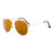 Retro Cool Style Gradient Color Pc Square Clips Men's Sunglasses