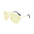 Retro Cool Style Gradient Color Pc Square Clips Men's Sunglasses