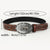 Retro Cowboy Style Horse Pu Leather Metal Button Men's Leather Belts