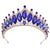 Retro Crown Alloy Inlay Crystal Rhinestones Crown 1 Piece