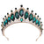 Retro Crown Alloy Inlay Crystal Rhinestones Crown 1 Piece