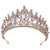 Retro Crown Alloy Inlay Crystal Rhinestones Crown 1 Piece