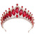 Retro Crown Alloy Inlay Crystal Rhinestones Crown 1 Piece